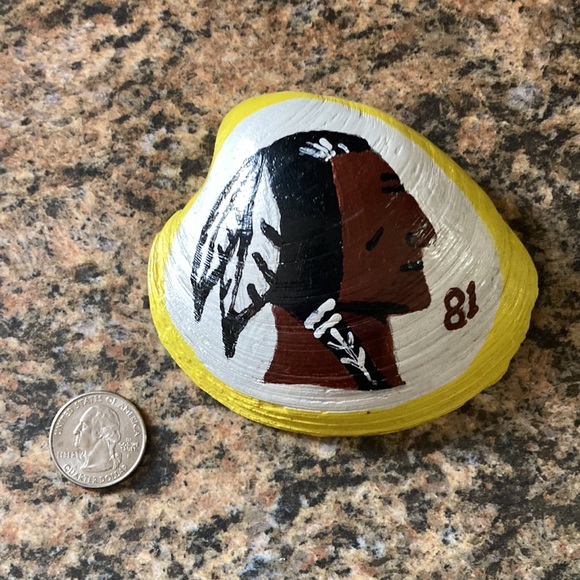 Hand Painted Redskins Memorbilia - Picture 5 of 5